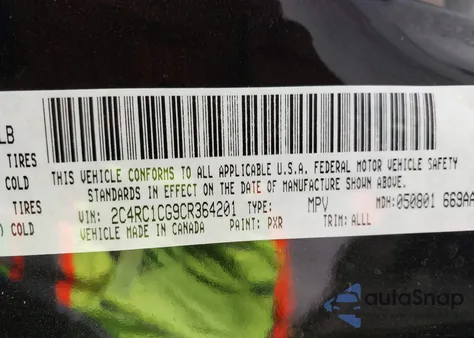 2012 Chrysler Town & Country Touring-L z USA, uszkodzony, nr VIN 2C4RC1CG9CR364201